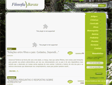 Tablet Screenshot of filosofiabarata.com.br